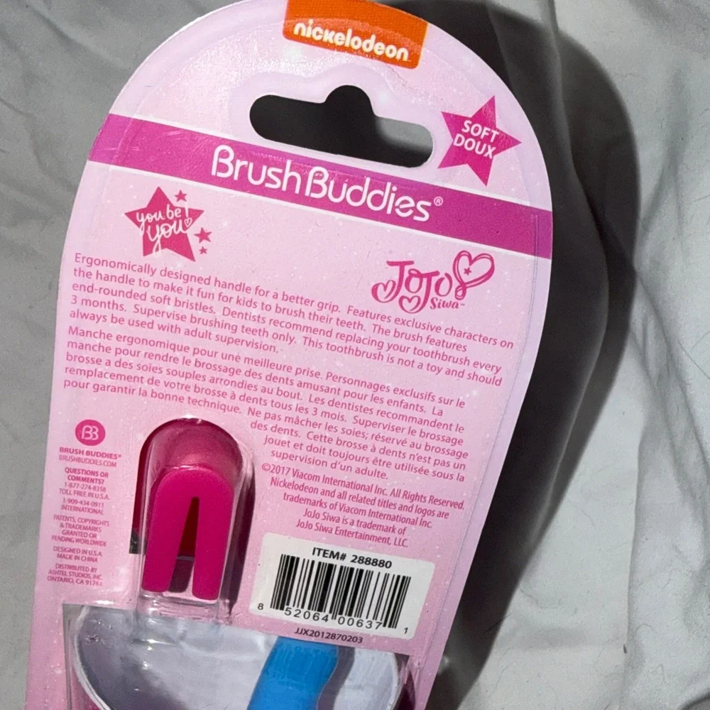 JoJo Siwa Blue Toothbrush and Colorful Cup Set